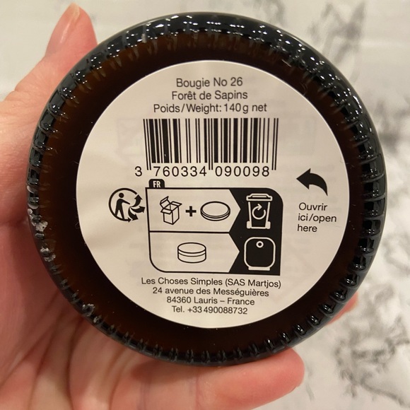 *NEW* Les Choses Simples Candle - Joyeux Noel - Foret De Sapins - France - Picture 5 of 7